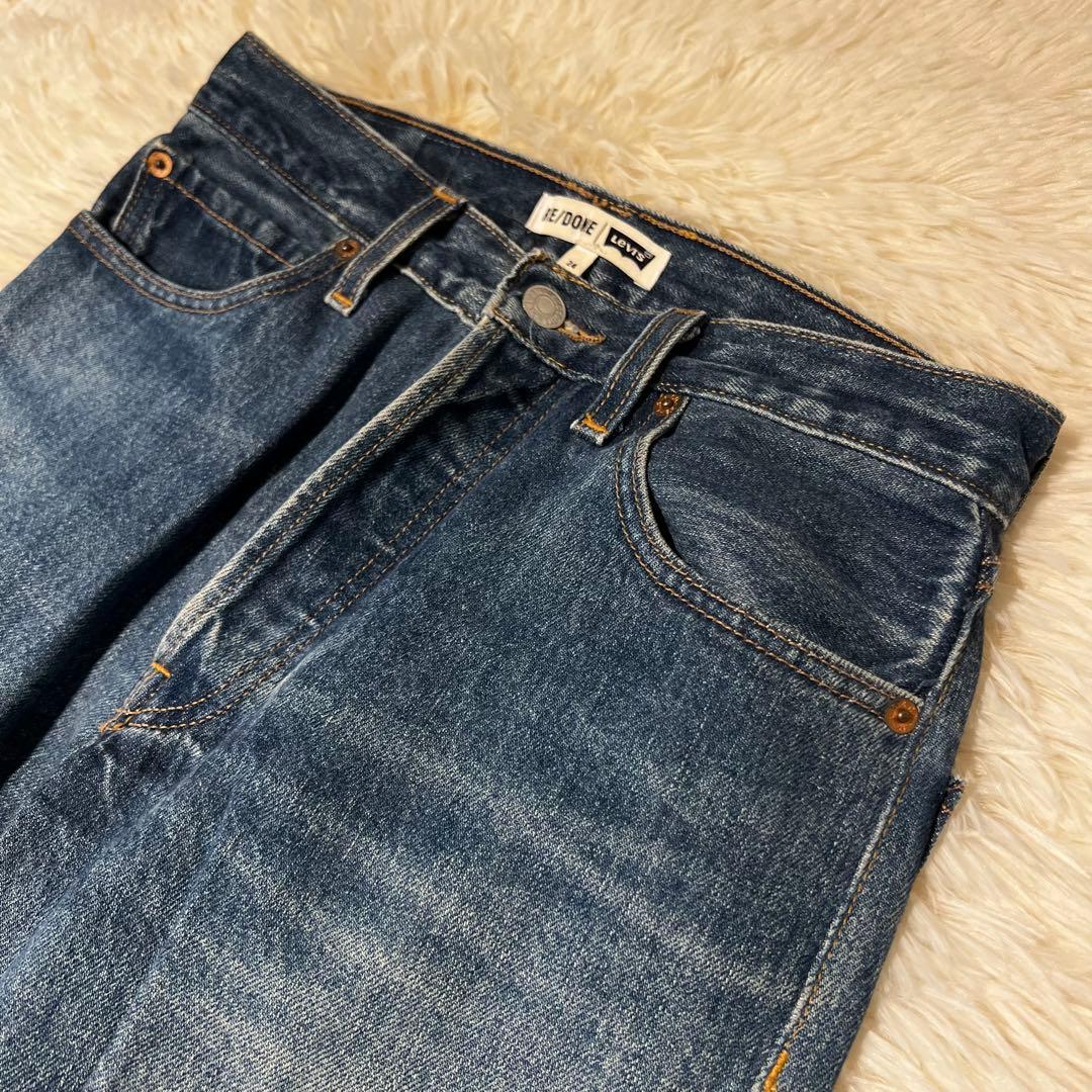 美品　リーバイス　リダン　24　ストレートジーンズ　デニム　vintage 冬春