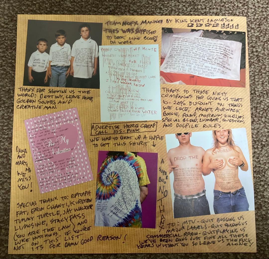 NOFX/HEAVY PETTING ZOO 米オリジナル盤　LP