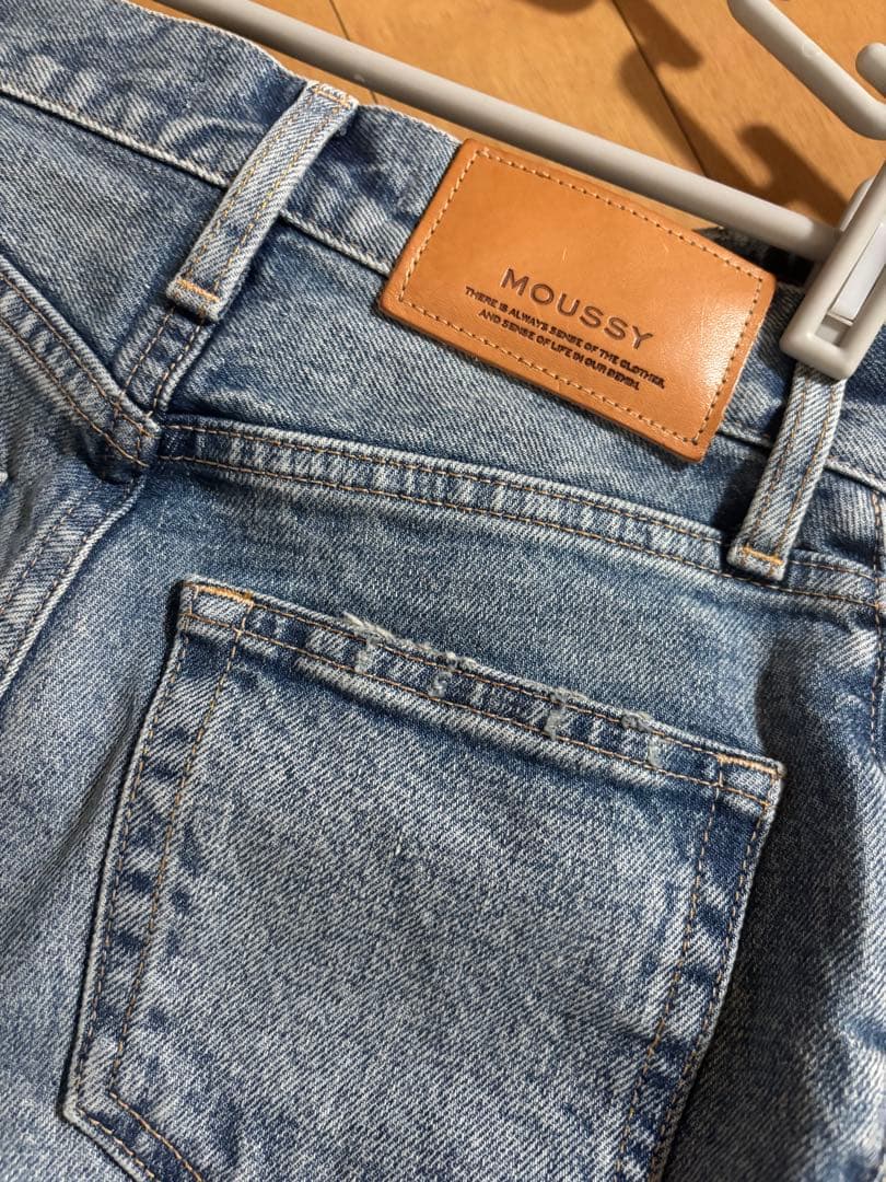 MOUSSY MVSフレアデニム 22