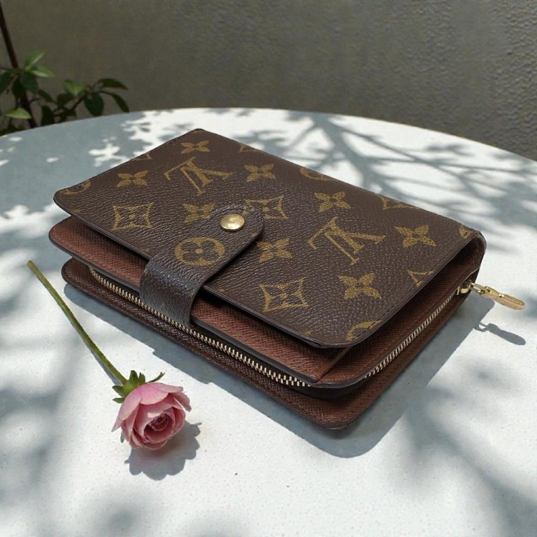 LOUIS VUITTON ルイヴィトン パピエジップ M61207 モノグラム