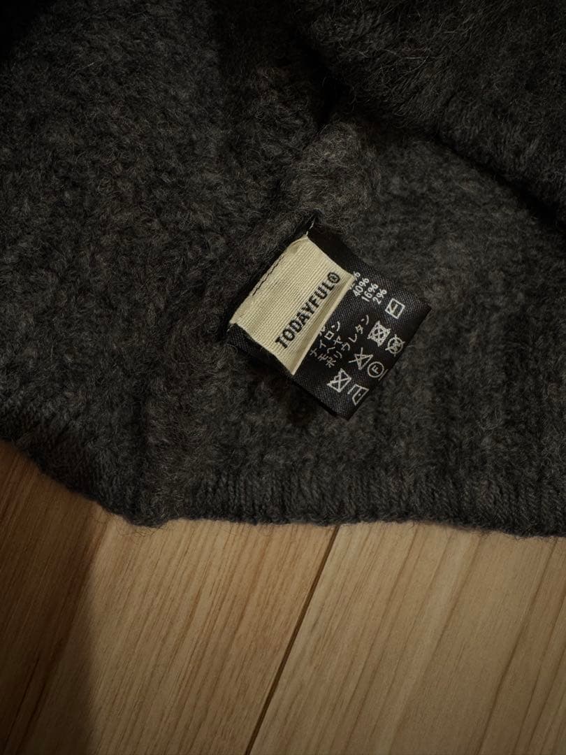 TODAYFUL＿Brashed Knit Cardigan