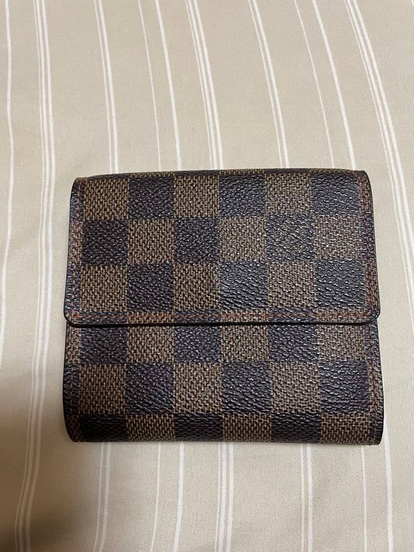 LOUIS VUITTON ルイヴィトンダミエ 三つ折り財布　Wホック