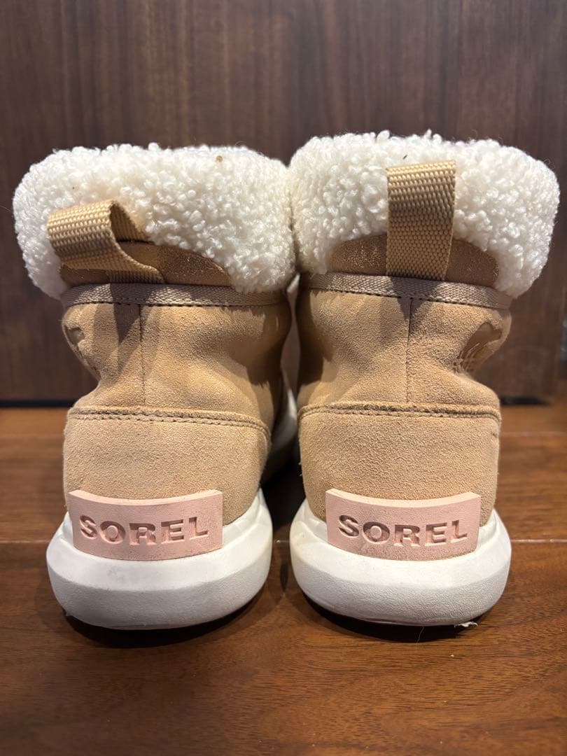 SOREL ベージュ ムートンブーツ 24cm