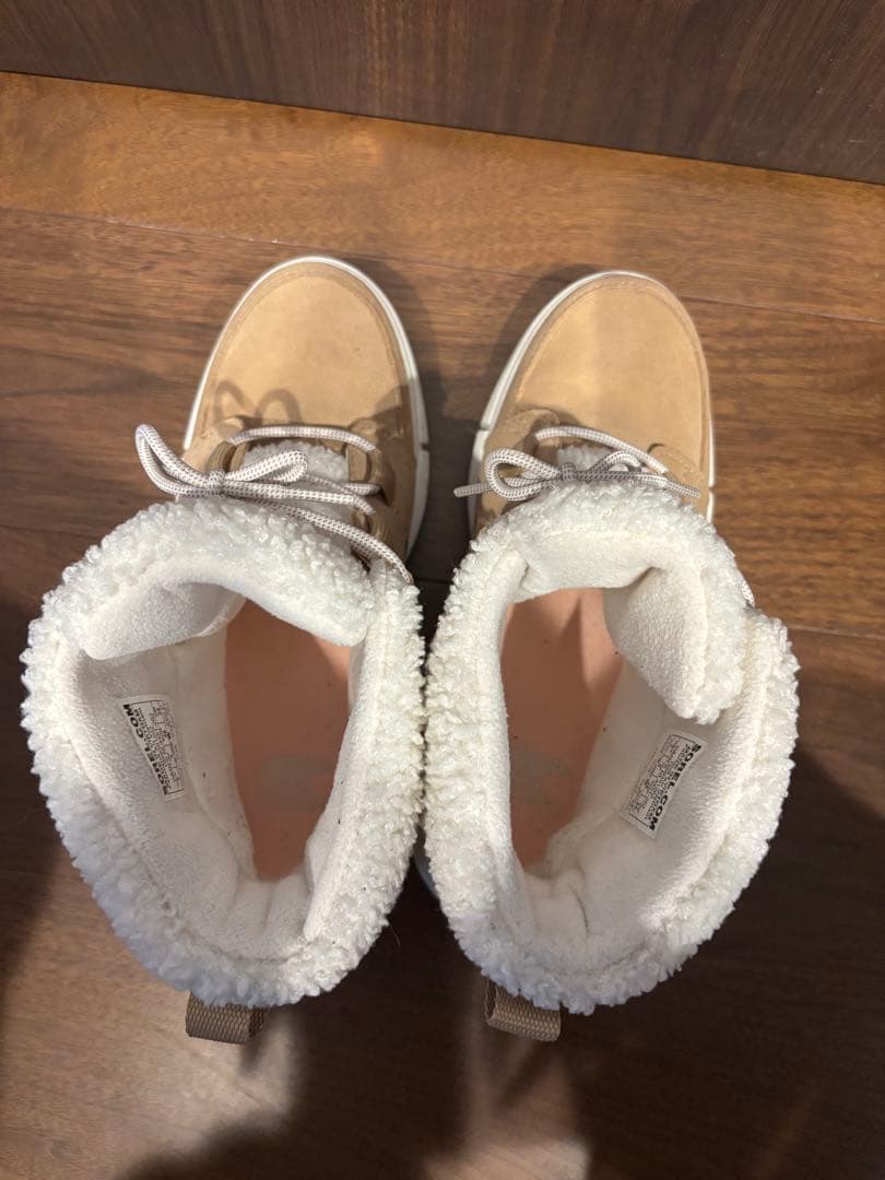 SOREL ベージュ ムートンブーツ 24cm