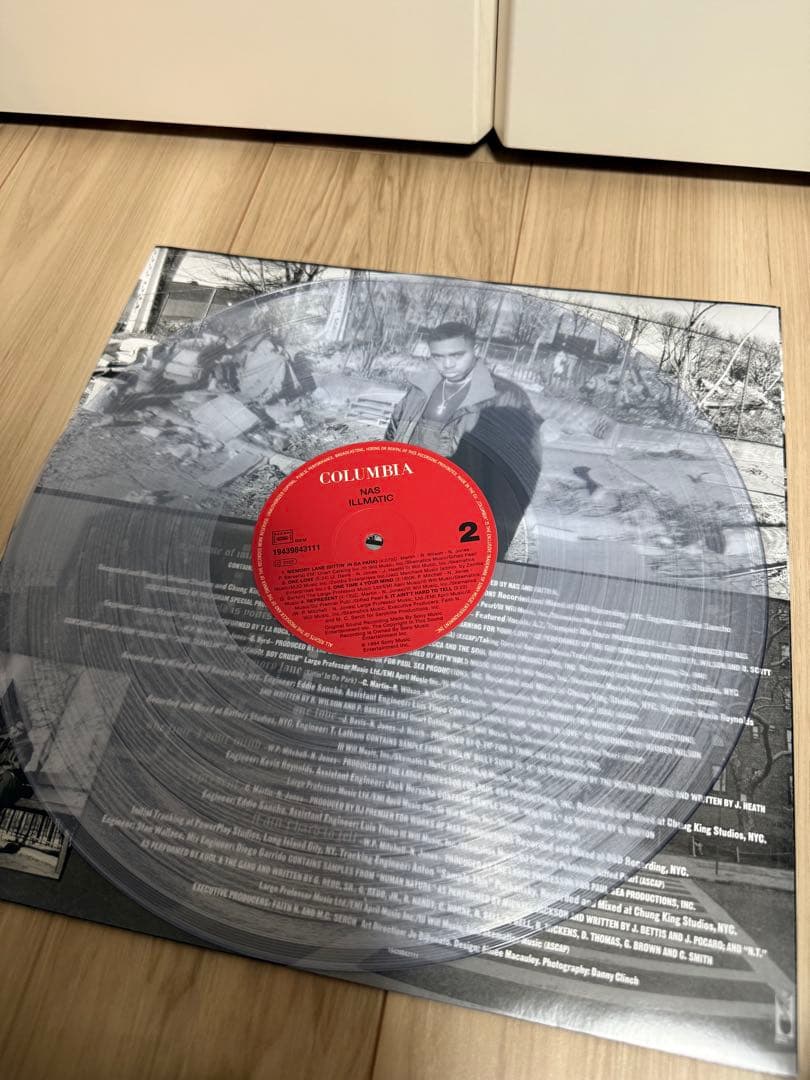 NAS illmatic レコード　clear クリア　vinly