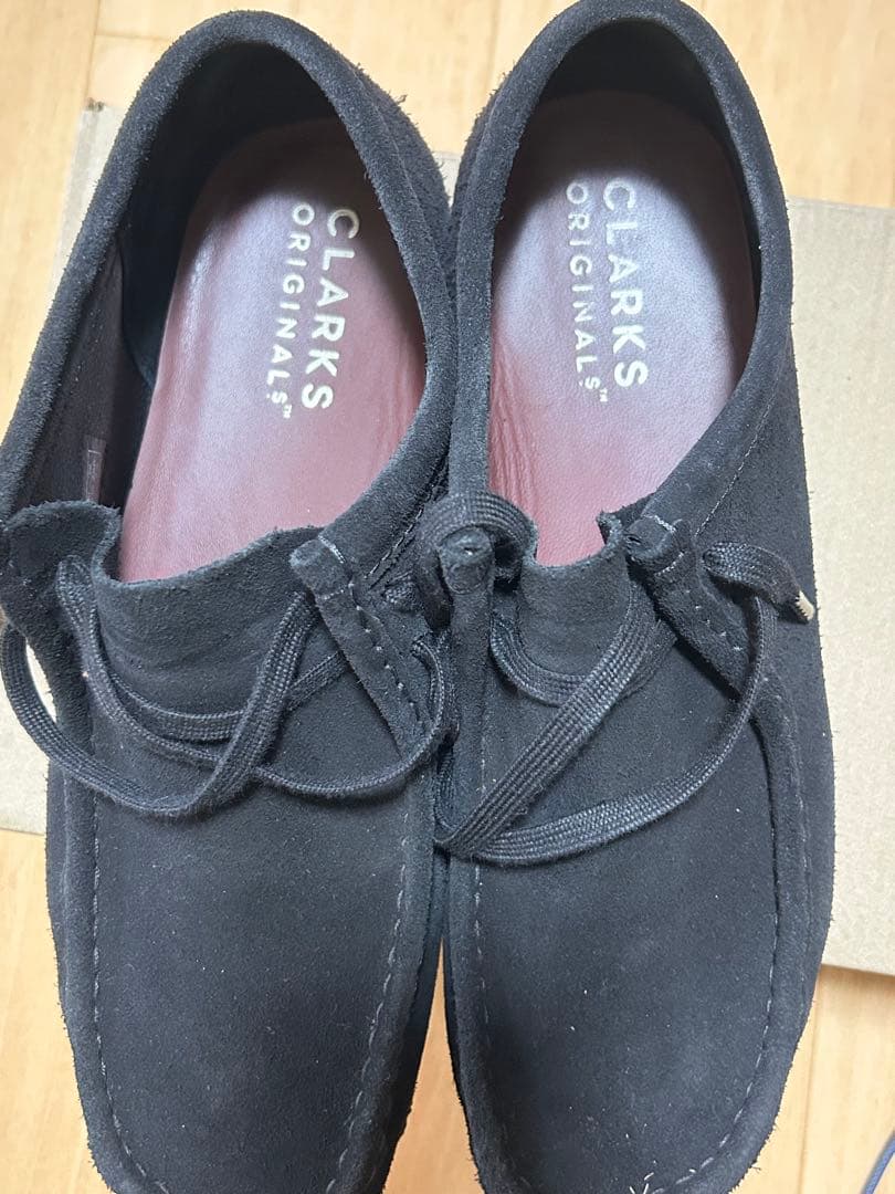 CLARKS ワラビー　ブラック