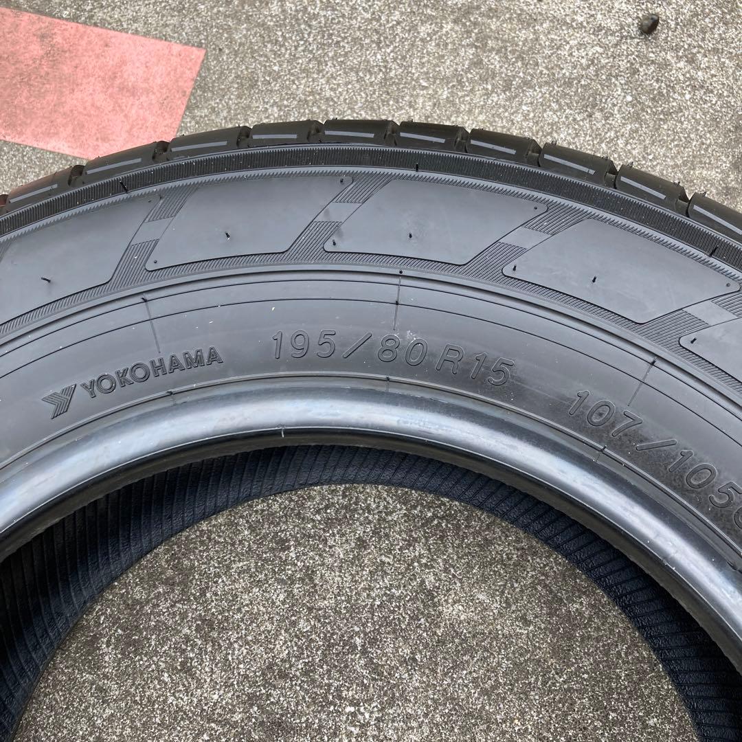 ⓷新車外し　YOKOHAMA 195/80R15 107-105Ｑ　1本の価格