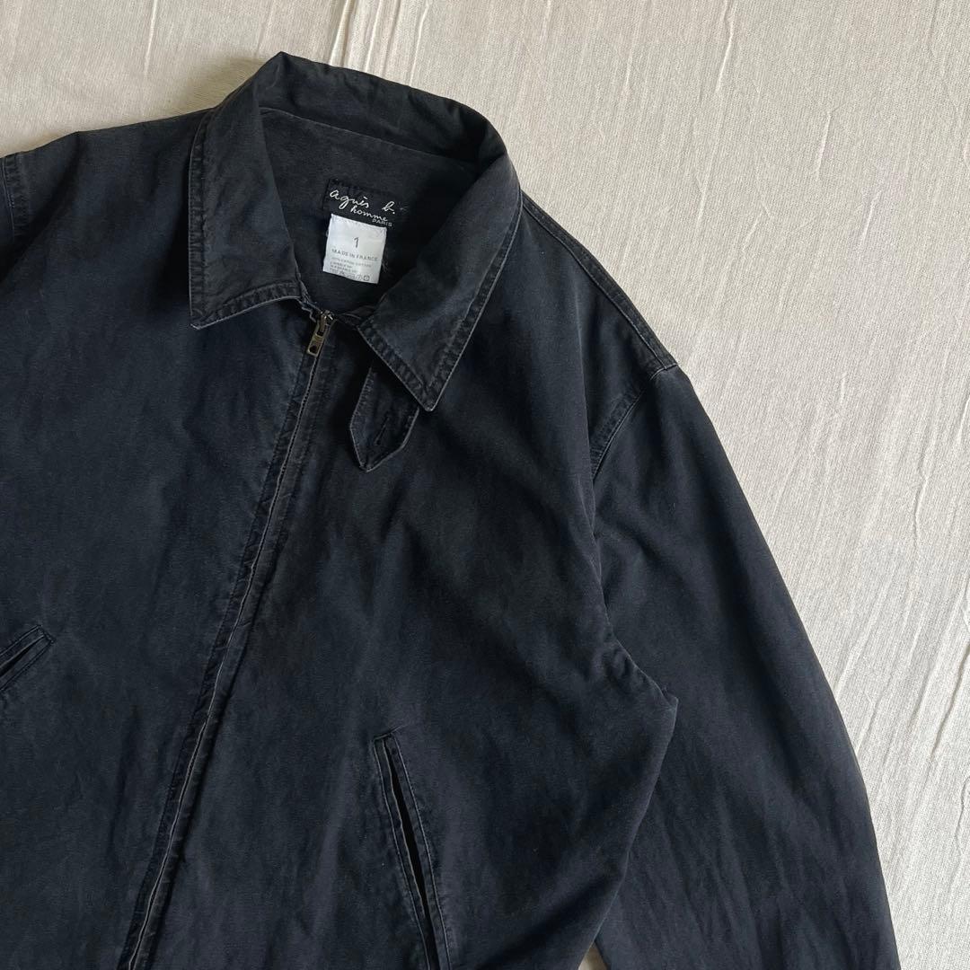 90s agnes b. homme フランス製 スイングトップ 薄手ジャケット
