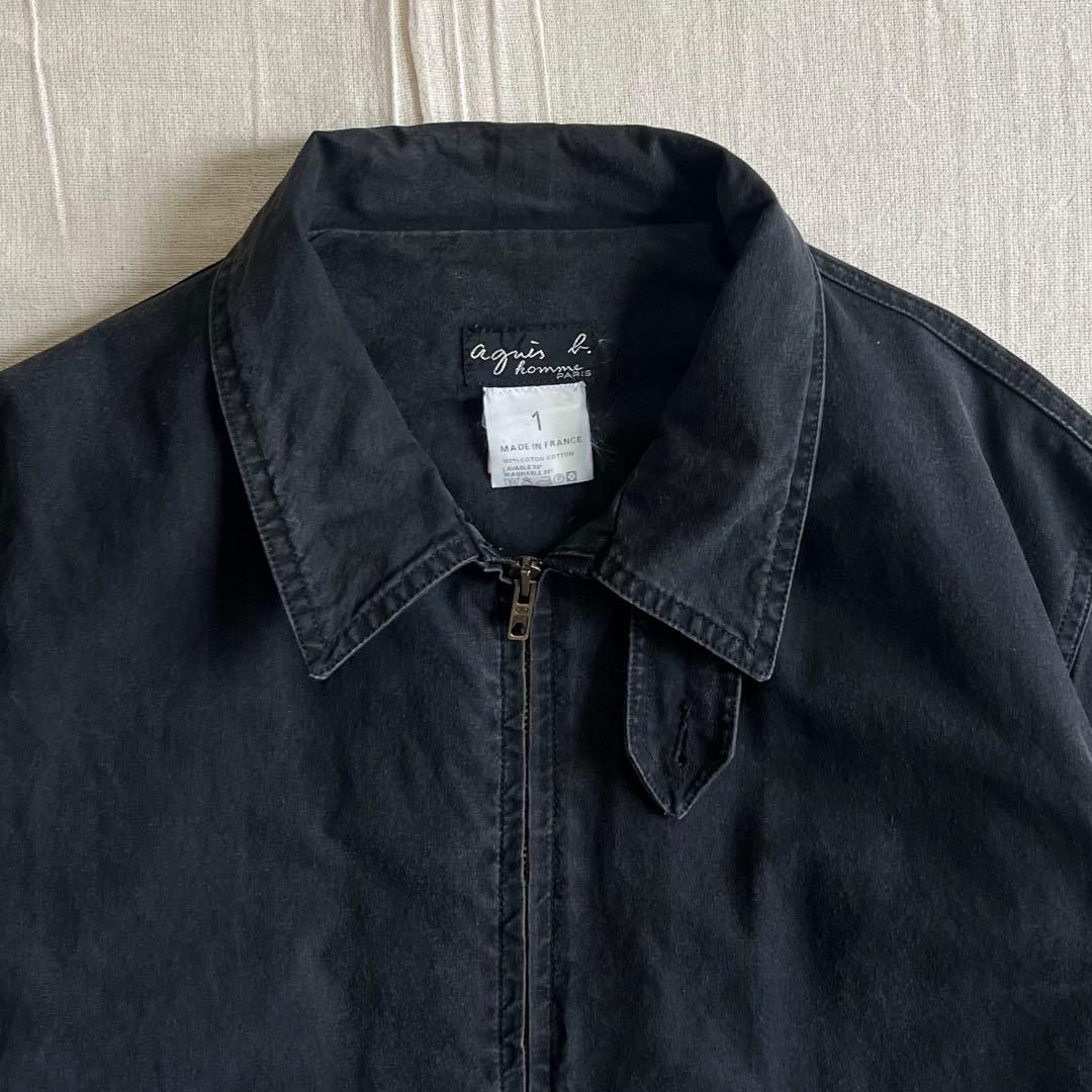 90s agnes b. homme フランス製 スイングトップ 薄手ジャケット