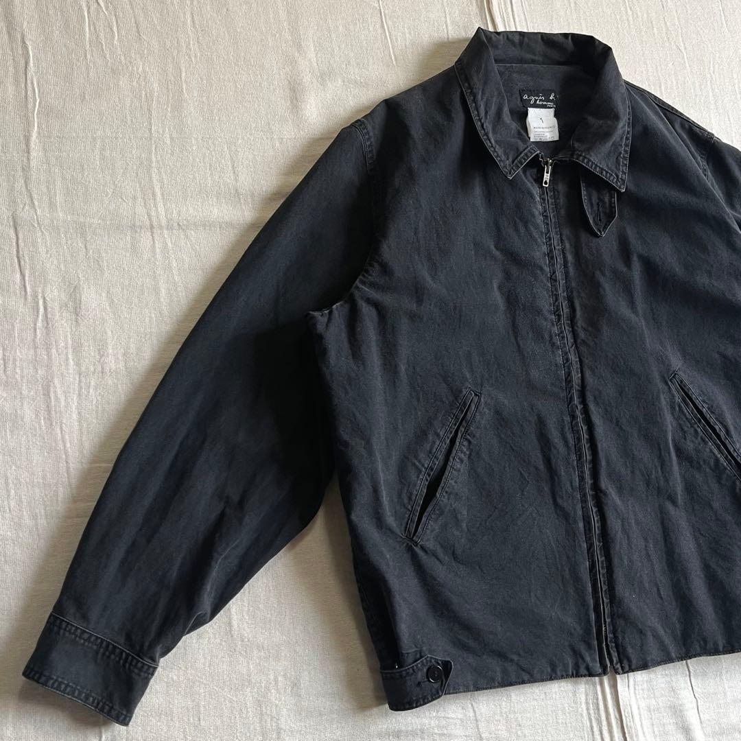 90s agnes b. homme フランス製 スイングトップ 薄手ジャケット