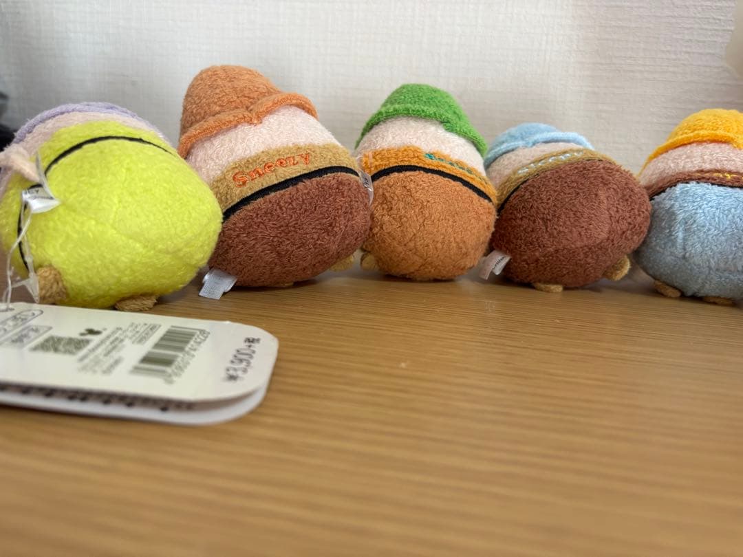 白雪姫　7人の小人 おきあがりこぼし ぬいぐるみ ディズニーストア　#1