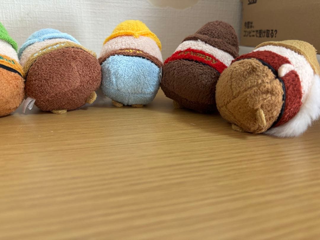 白雪姫　7人の小人 おきあがりこぼし ぬいぐるみ ディズニーストア　#1