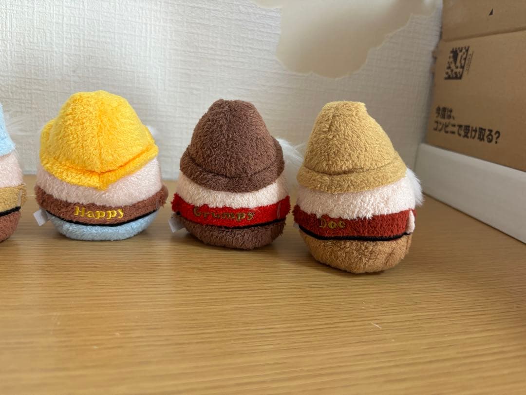 白雪姫　7人の小人 おきあがりこぼし ぬいぐるみ ディズニーストア　#1
