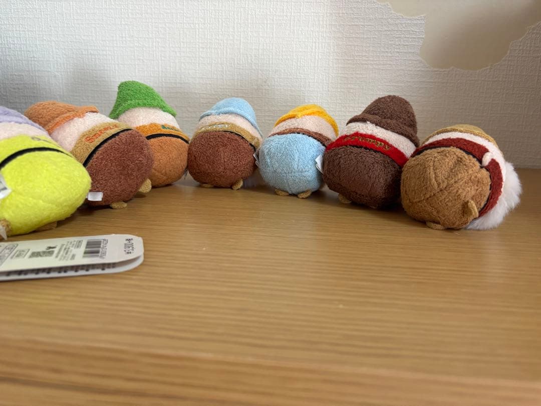 白雪姫　7人の小人 おきあがりこぼし ぬいぐるみ ディズニーストア　#1