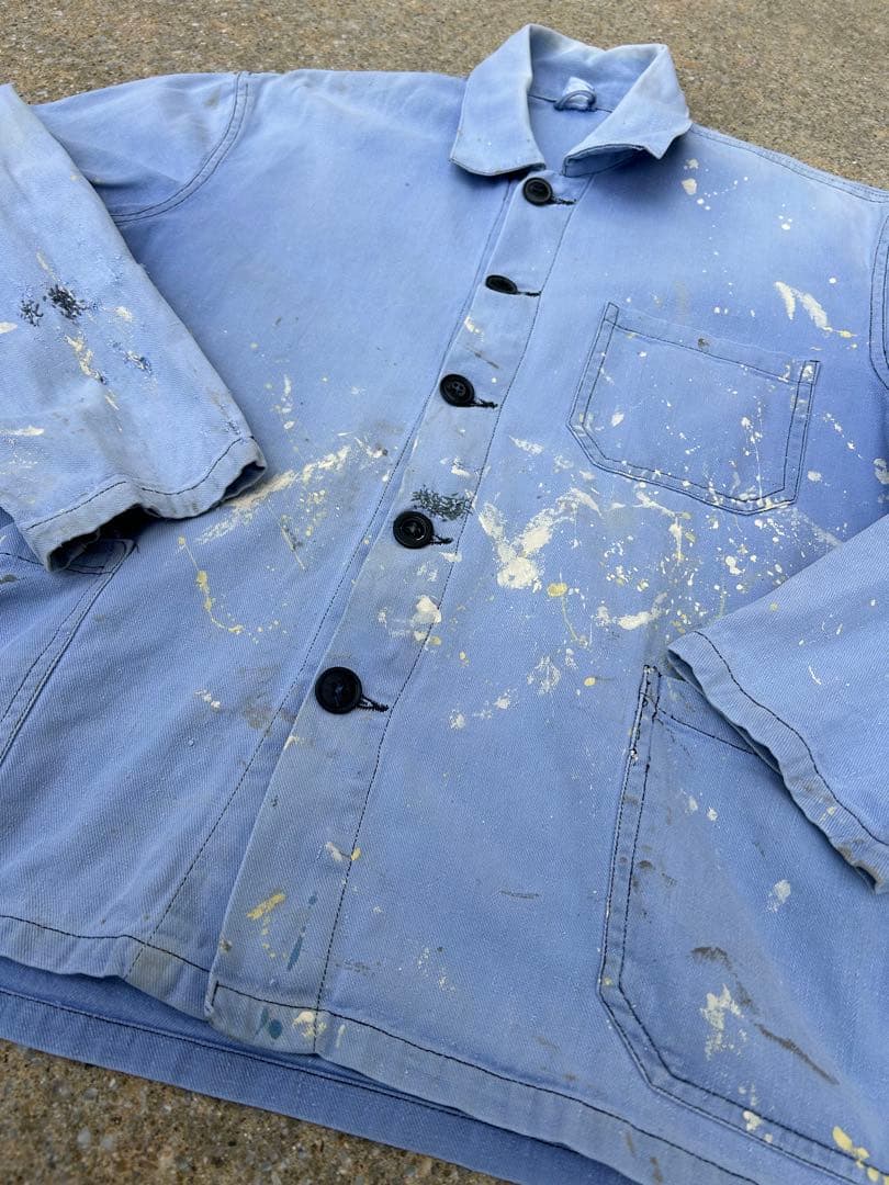 t*e様 60's70's Euro work jacket 襤褸 刺子vint