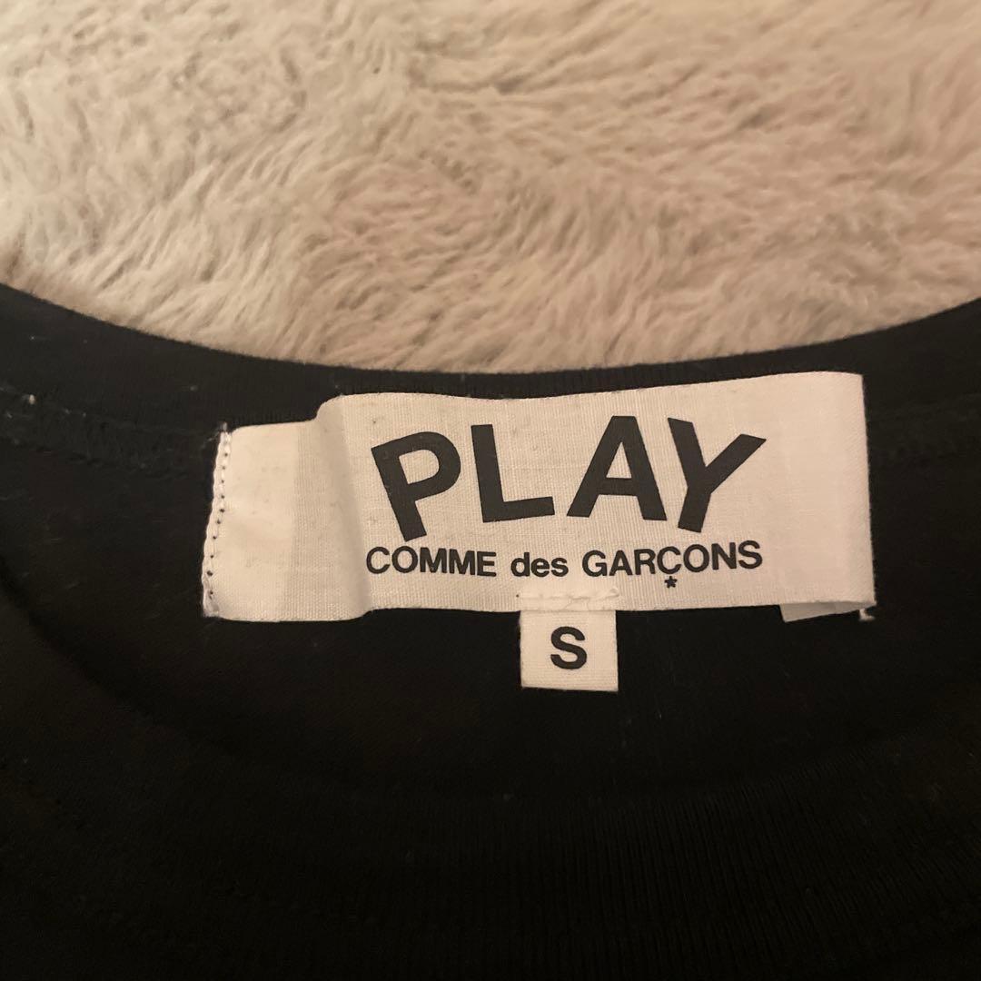 PLAY COMME des GARÇONS ブラック Tシャツ S