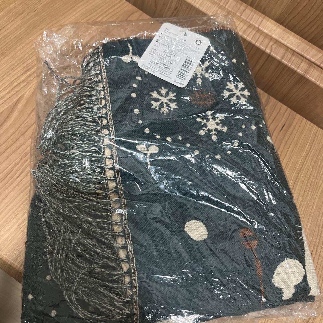 【最終値下げ‼️廃盤✨】となりのトトロ ボタン付ストール 雪のさんぽみち ジブリ