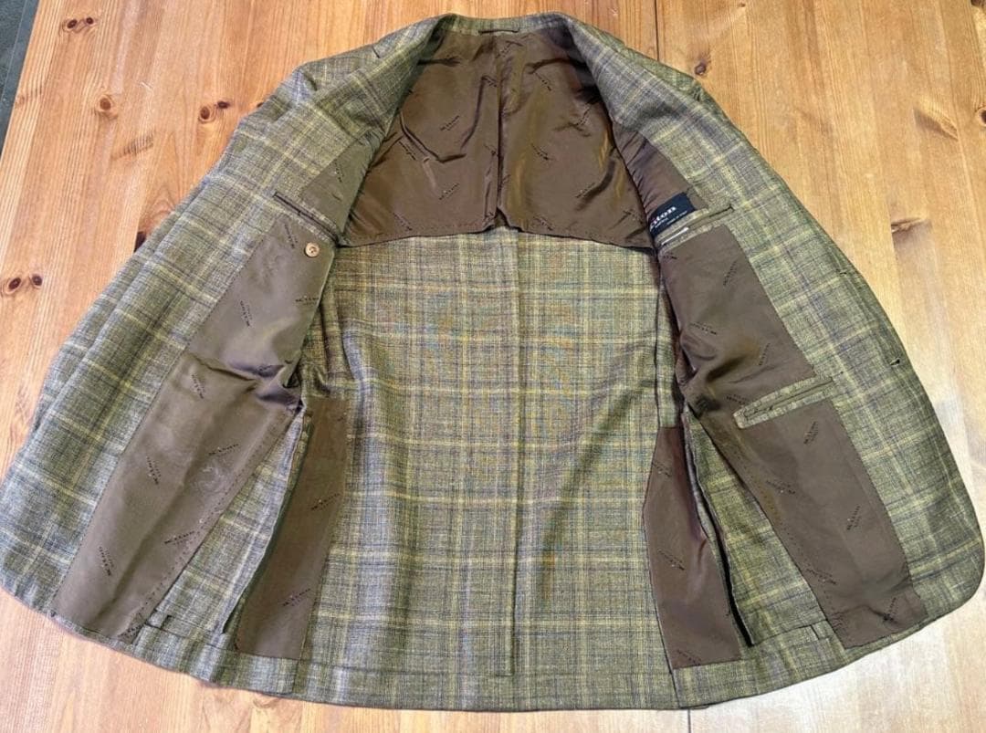 【定価80万・最高峰】Kiton キートン カシミヤ・シルク・リネン 46相当