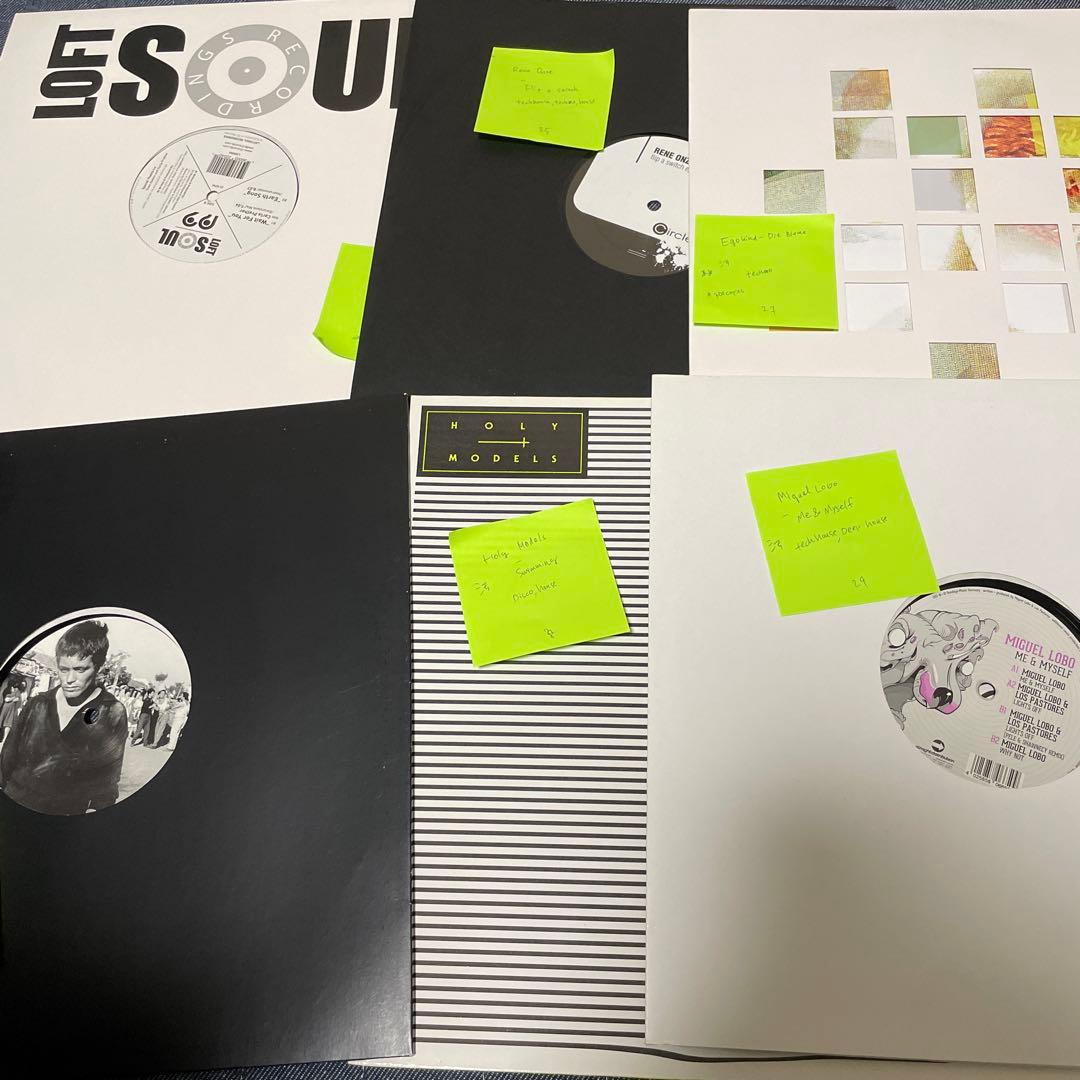 House,deep house中心/未使用レコード30枚　F