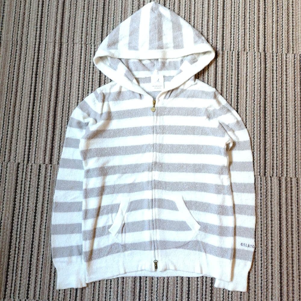 ✨美品✨ ジェラートピケ スムーズィー パーカー 腹巻パンツ ルームウエアセット