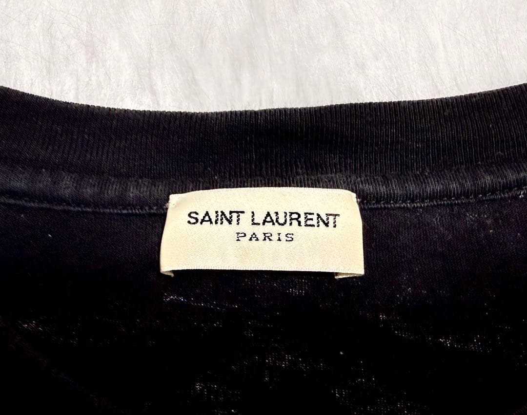 SAINT LAURENT ゼブラ柄 Tシャツ XL