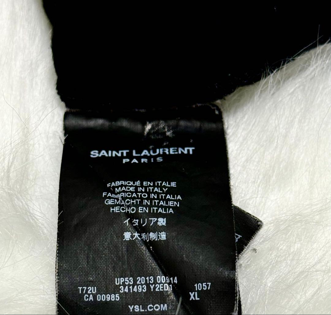 SAINT LAURENT ゼブラ柄 Tシャツ XL