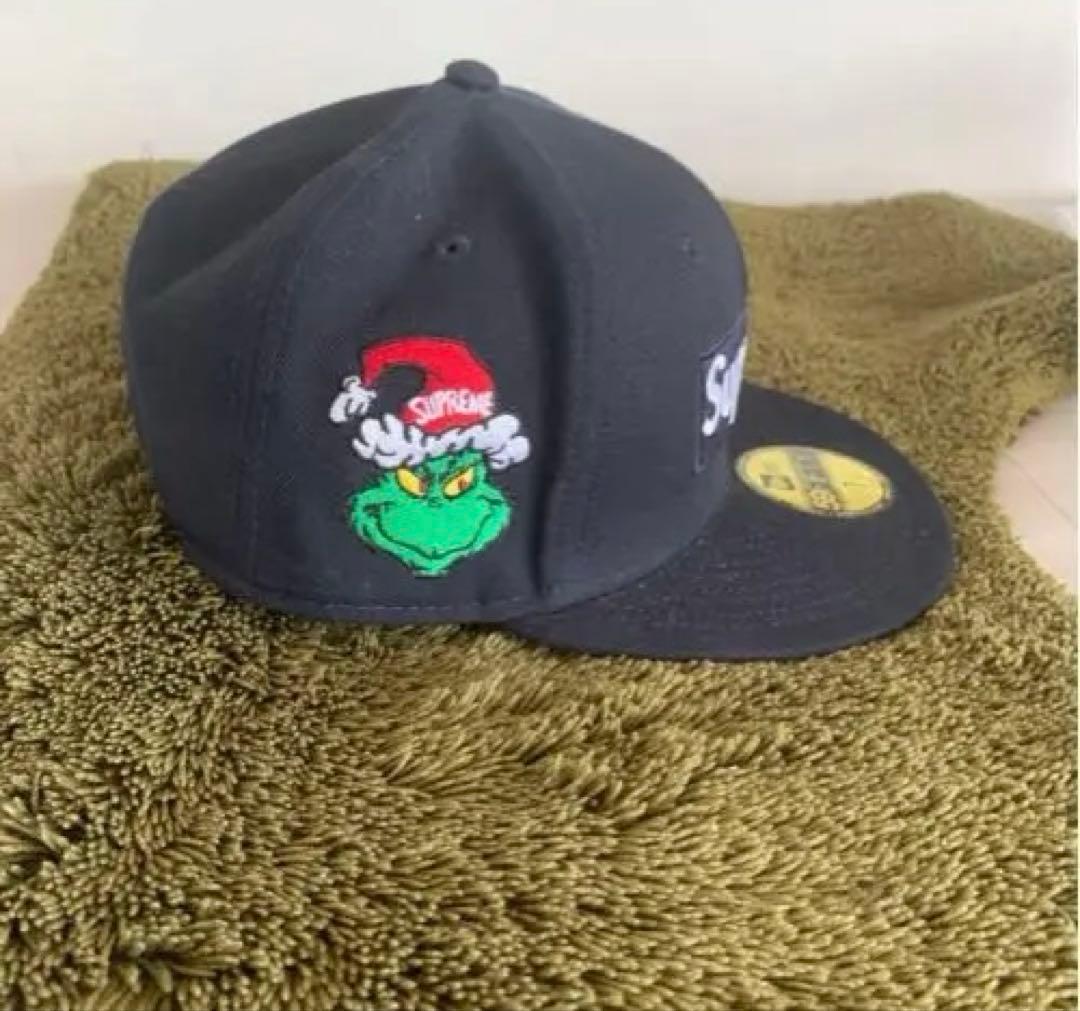 美品 supremeキャップ