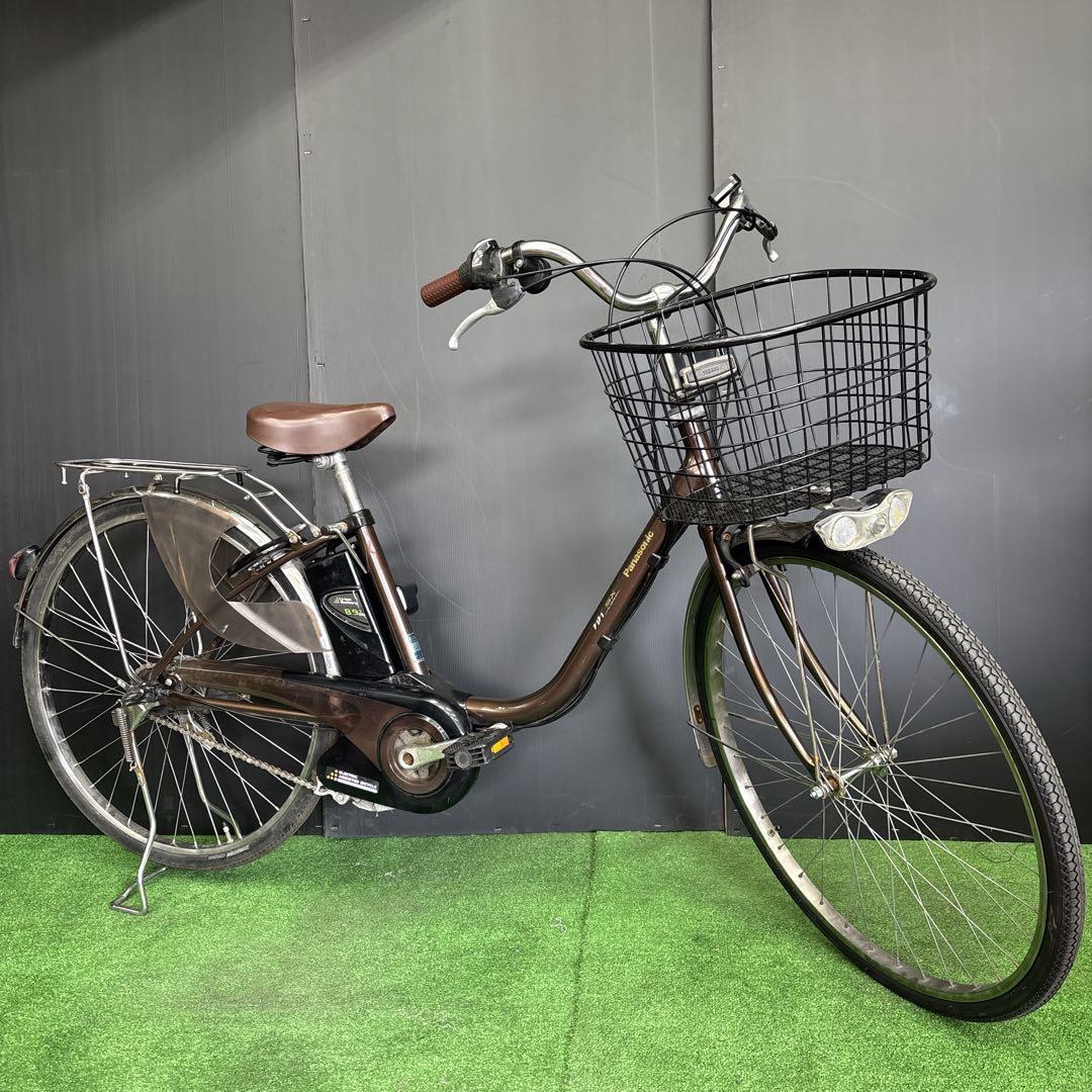 電動自転車 Panasonic Lithium vivi SX ブラウン　96★