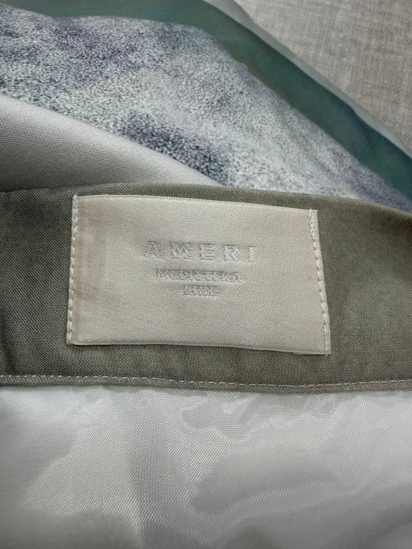 ameri MEDI DRAWING UNEVEN SKIRT アート　スカート