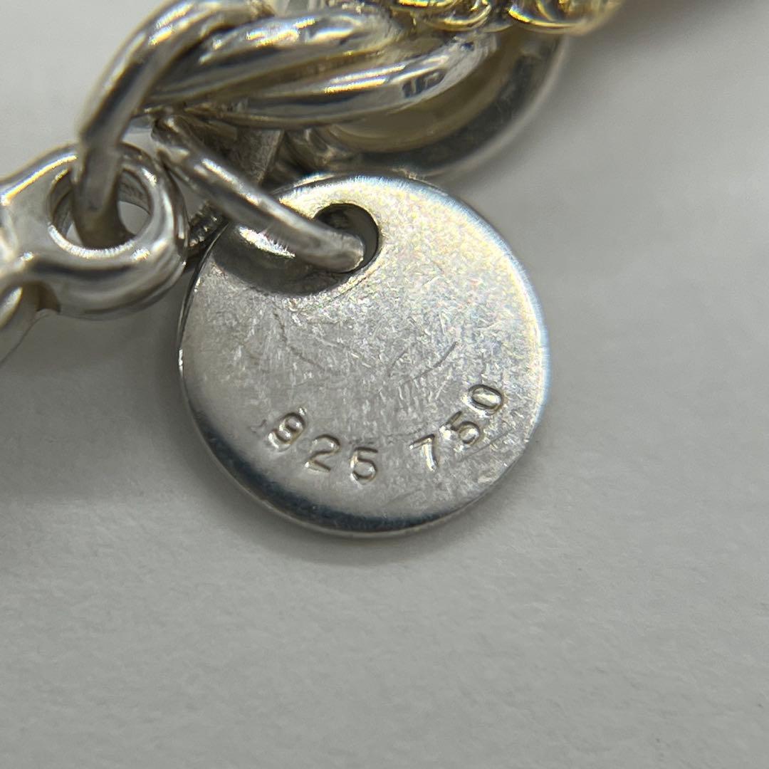 ティファニー TIFFANY&CO ツイストロープ ネックレス コンビ 希少