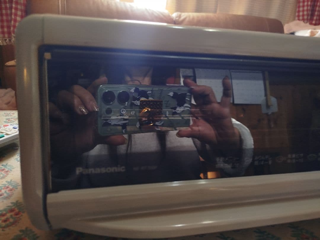 本日最終！Panasonic けむらん亭 ロースター　グレー