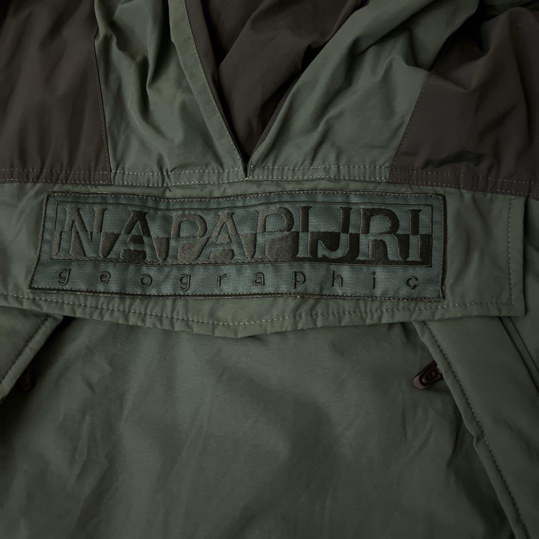 NAPAPIJRI ナパピリ アノラックパーカー ジャケット 中綿入り グリーン