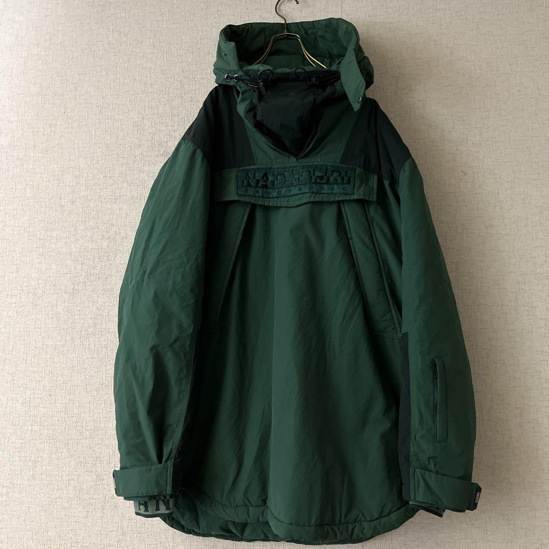 NAPAPIJRI ナパピリ アノラックパーカー ジャケット 中綿入り グリーン