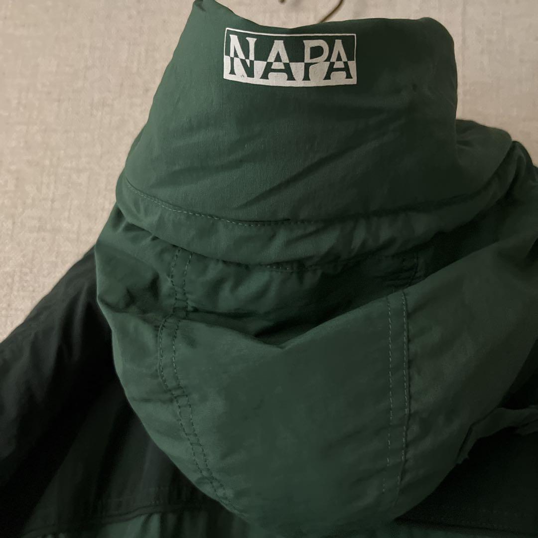 NAPAPIJRI ナパピリ アノラックパーカー ジャケット 中綿入り グリーン
