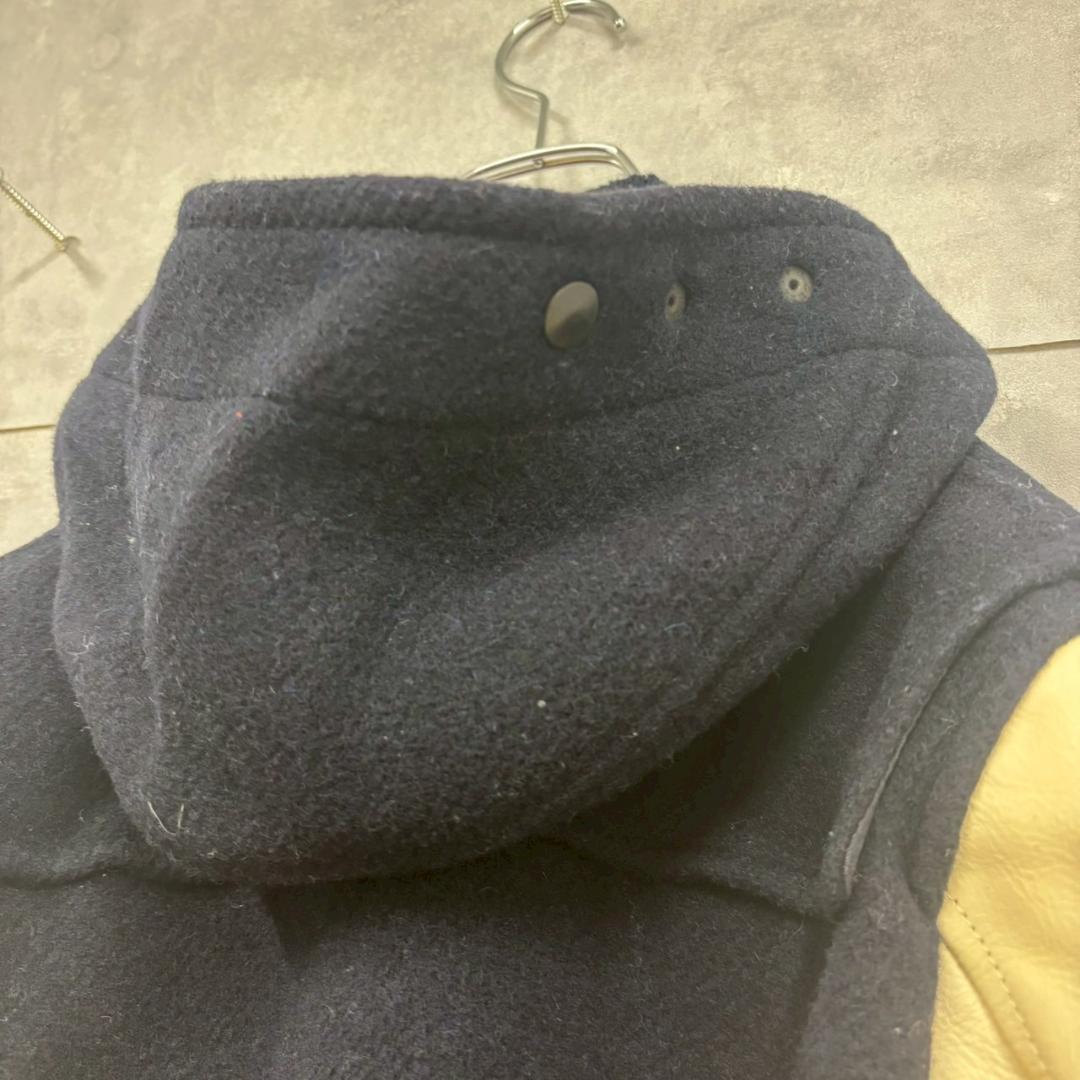 状態考慮 junya watanabe ウール×レザー　ダッフル DM28