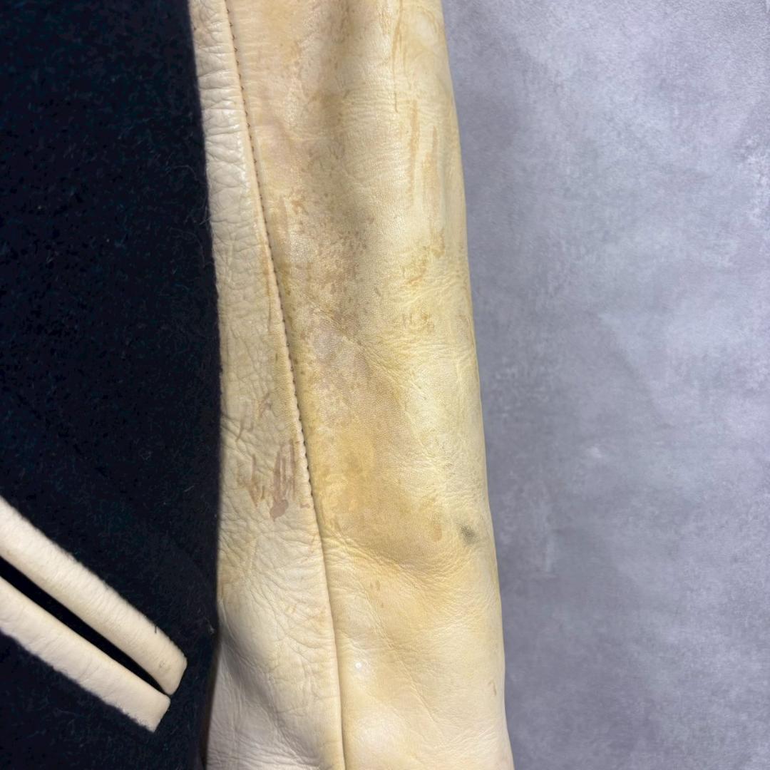 状態考慮 junya watanabe ウール×レザー　ダッフル DM28