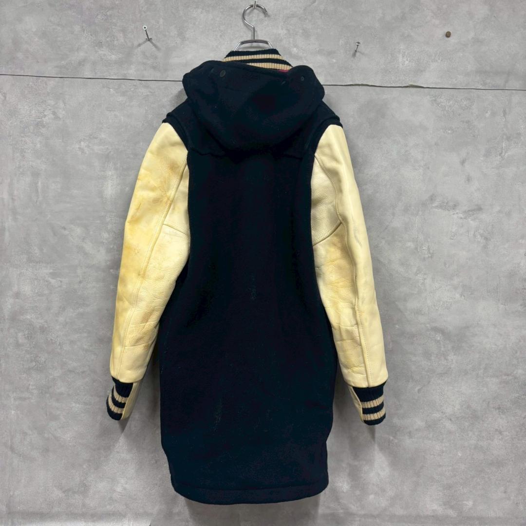 状態考慮 junya watanabe ウール×レザー　ダッフル DM28