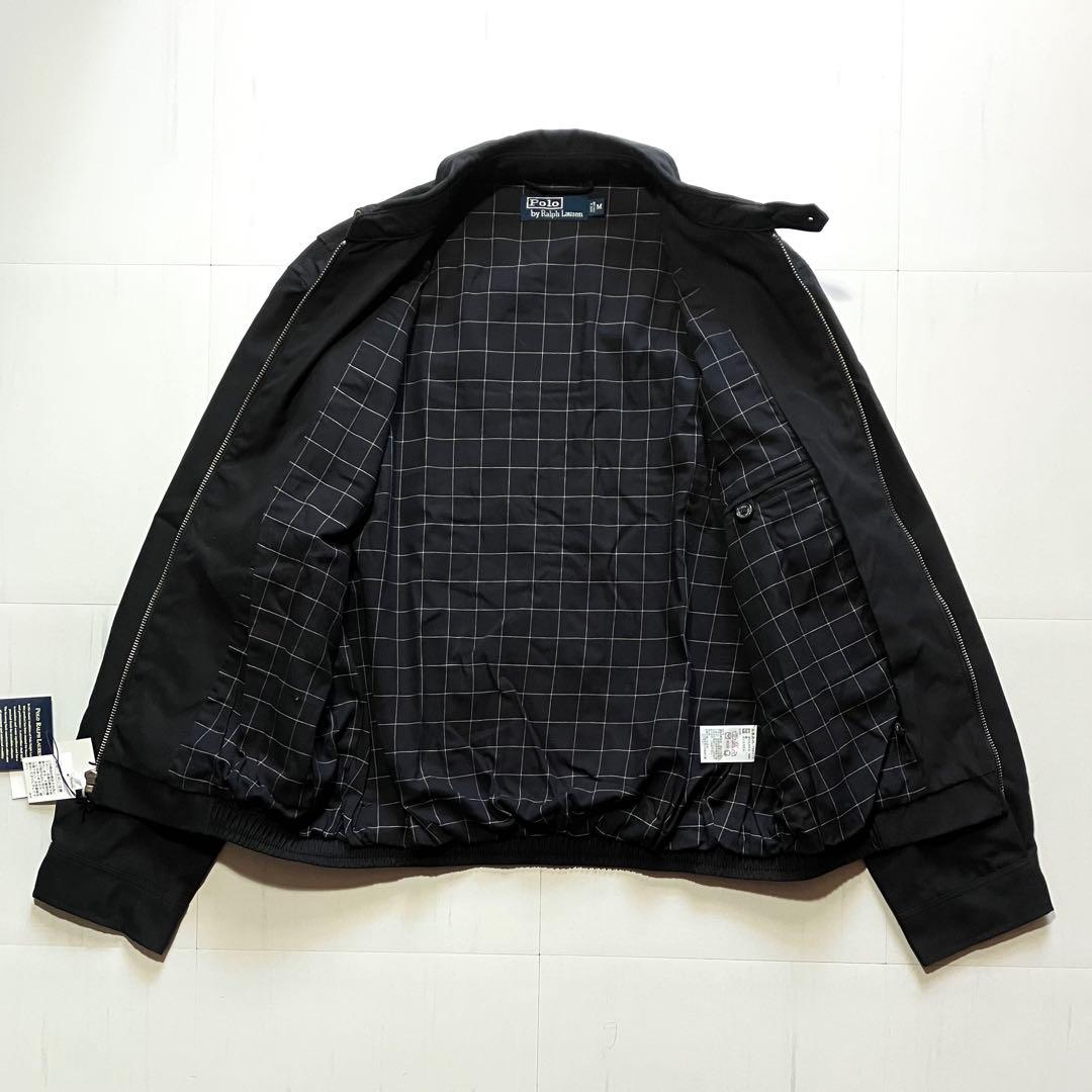 希少 90sデッドストック ラルフローレン スイングトップ 黒 M ピーチスキン