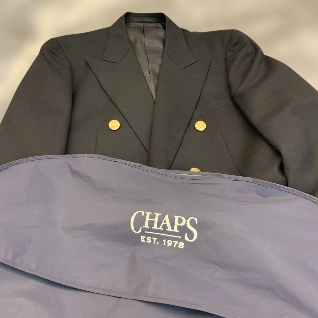 新品　希少CHAPS RALPH RAUREN 紺ダブルブレザー　金ボタン