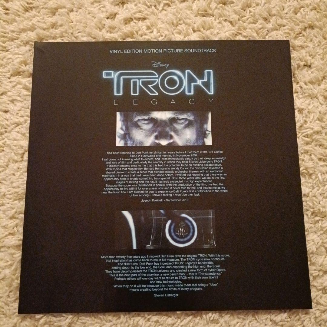 TRON LEGACY サウンドトラック DAFT PUNK 2枚組　レコード