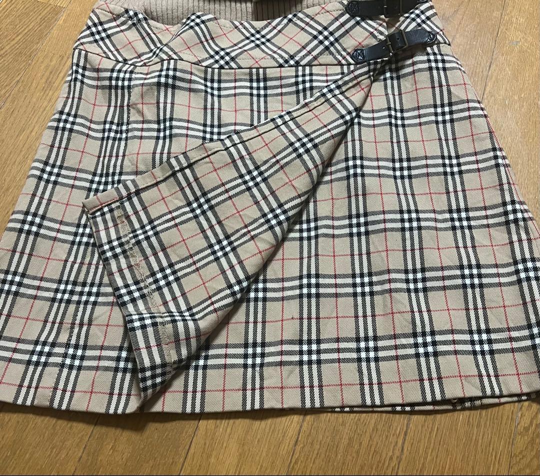 BURBERRY BLUE LABEL ひざ丈ワンピース 38（訳あり）