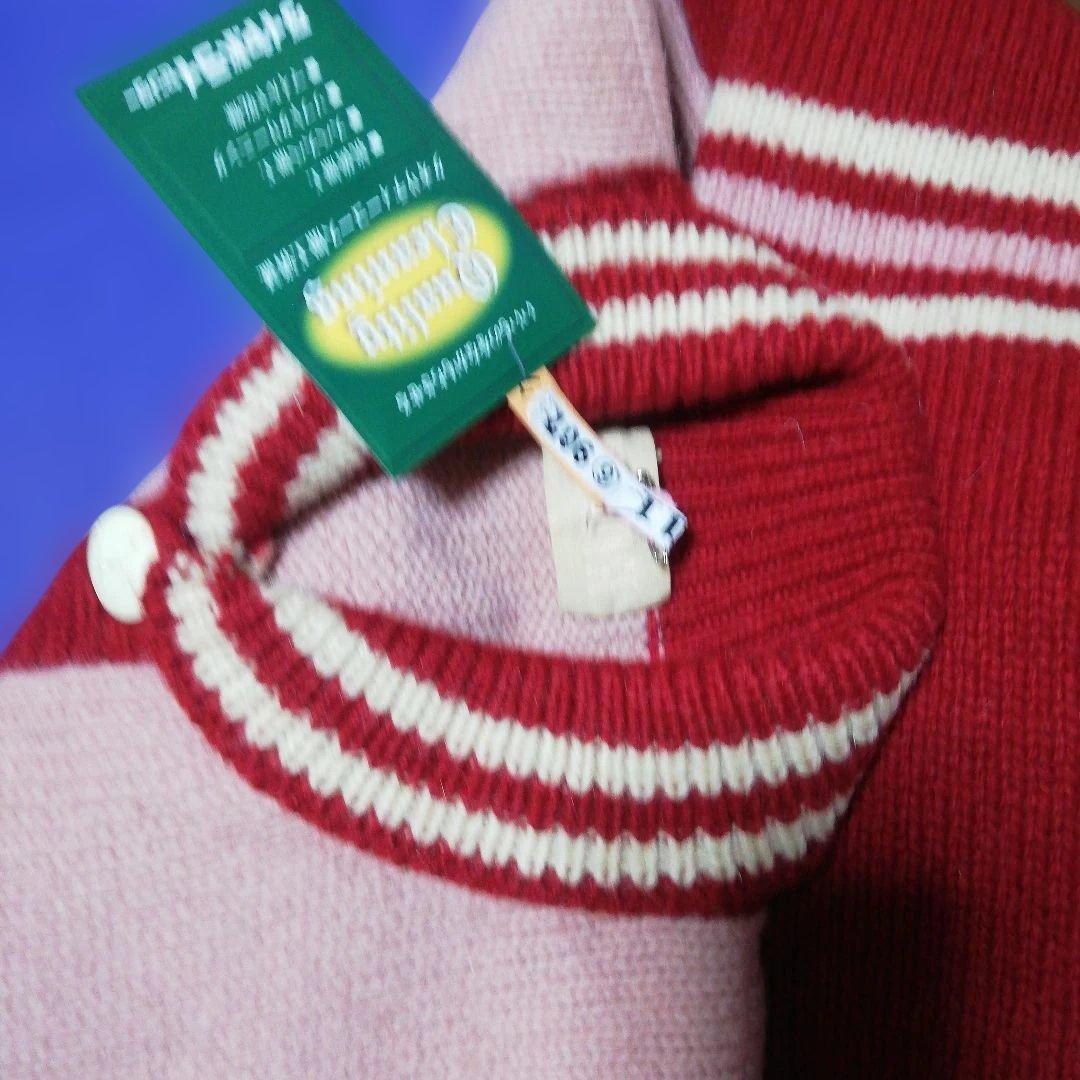 ☆セ〜ル✩最終お値下げ☆ピンクハウスバイカラーニットカーディガン「P」刺繍