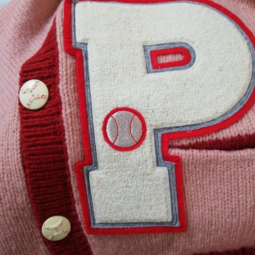 ☆セ〜ル✩最終お値下げ☆ピンクハウスバイカラーニットカーディガン「P」刺繍