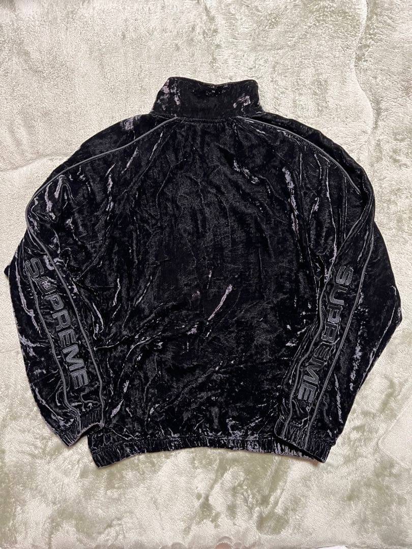 Supreme 23AW クラッシュド ベロア トラックジャケット