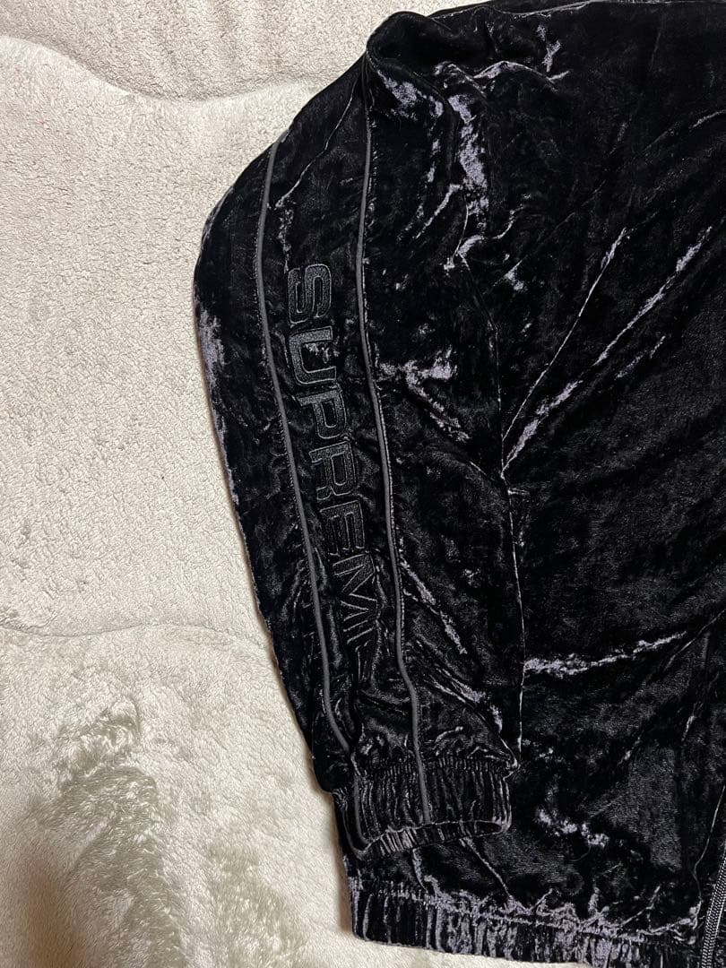 Supreme 23AW クラッシュド ベロア トラックジャケット
