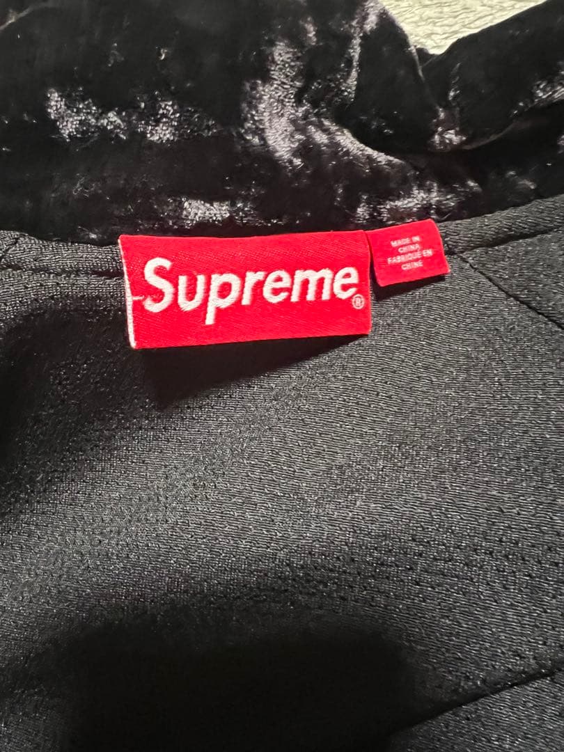 Supreme 23AW クラッシュド ベロア トラックジャケット