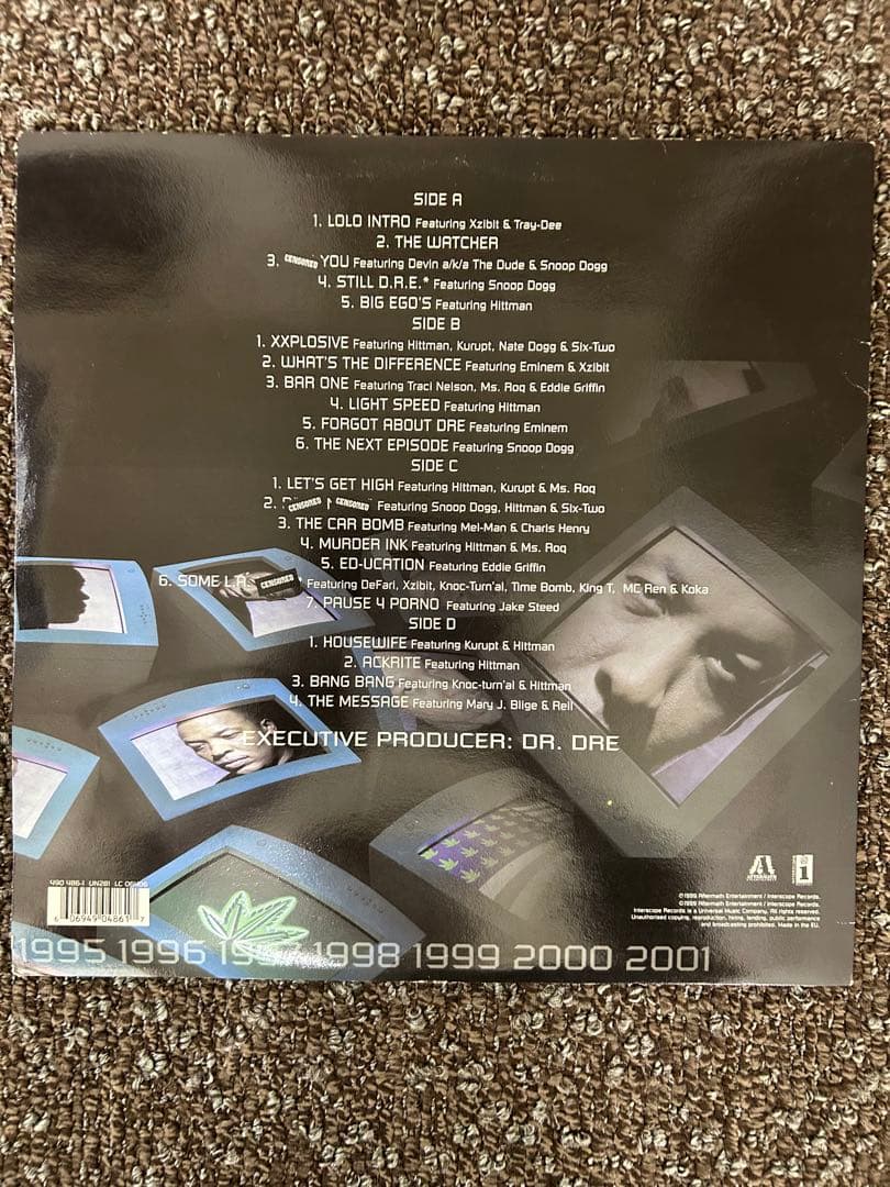 DR. DRE 2001 / Clean Vinyl アルバムセット
