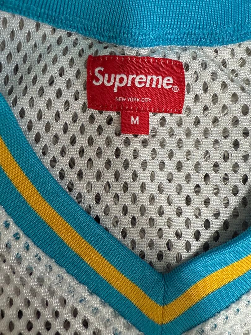 Supreme メッシュTシャツ M ホワイト