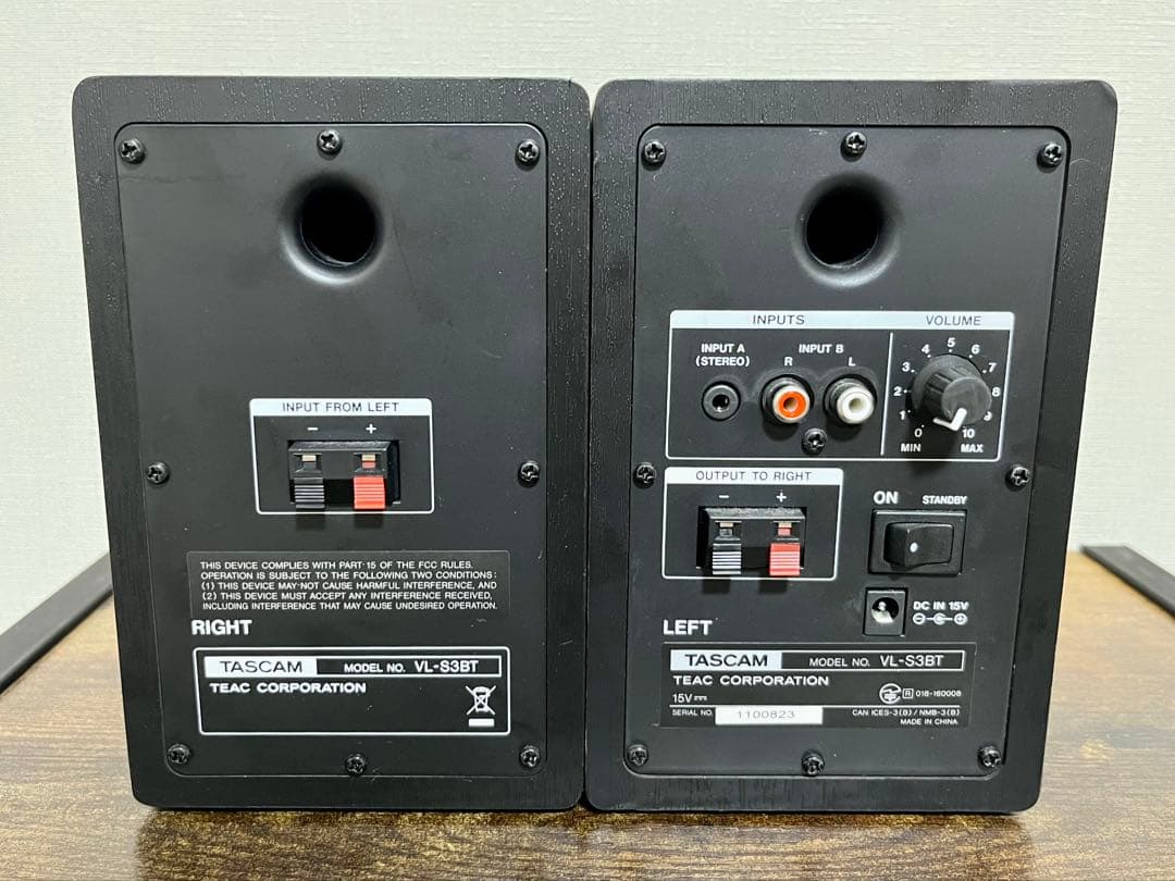 TASCAM VL-S3BT Bluetoothスタジオモニタースピーカー
