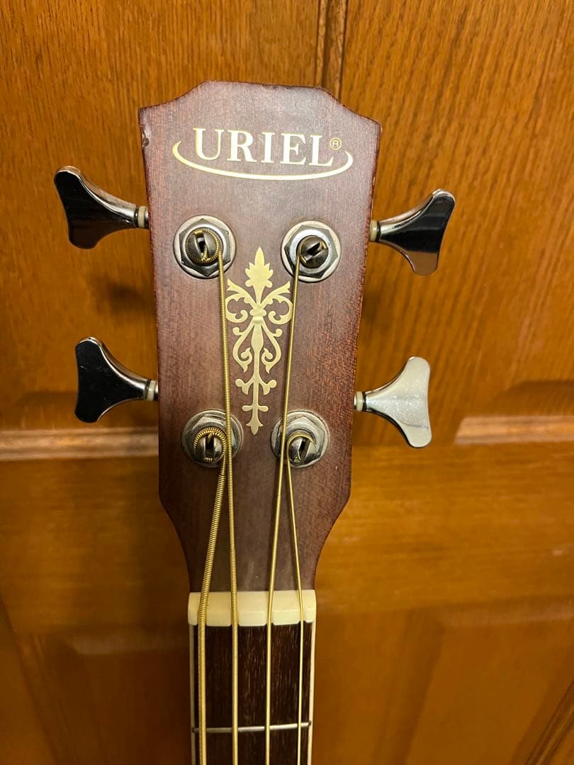 【ジャンク】URIEL アコースティックベース バーガンディ